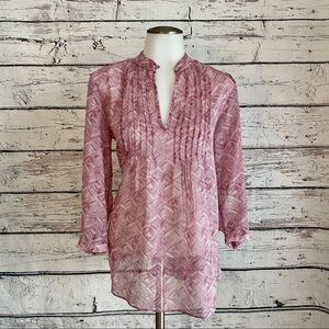 Banana Republic purple blouse